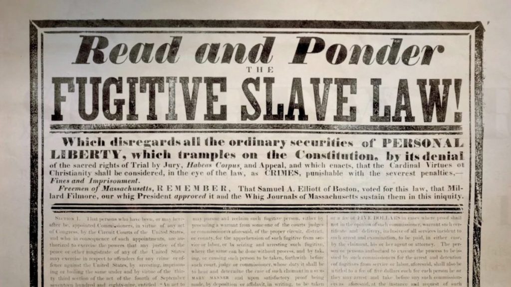 The Worst of History: The Fugitive Slave Act