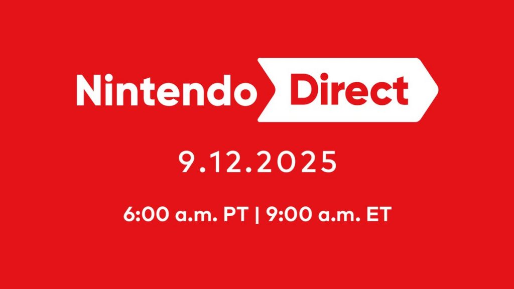 Nintendo Direct Announced for September 12, 2025